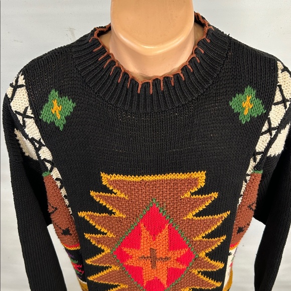 Vintage women's southwest theme sweater.  XL - Picture 3 of 11
